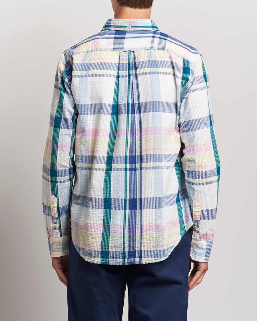 Men | Shirts | GANT | Reg Seersucker Madras Shirt Multi