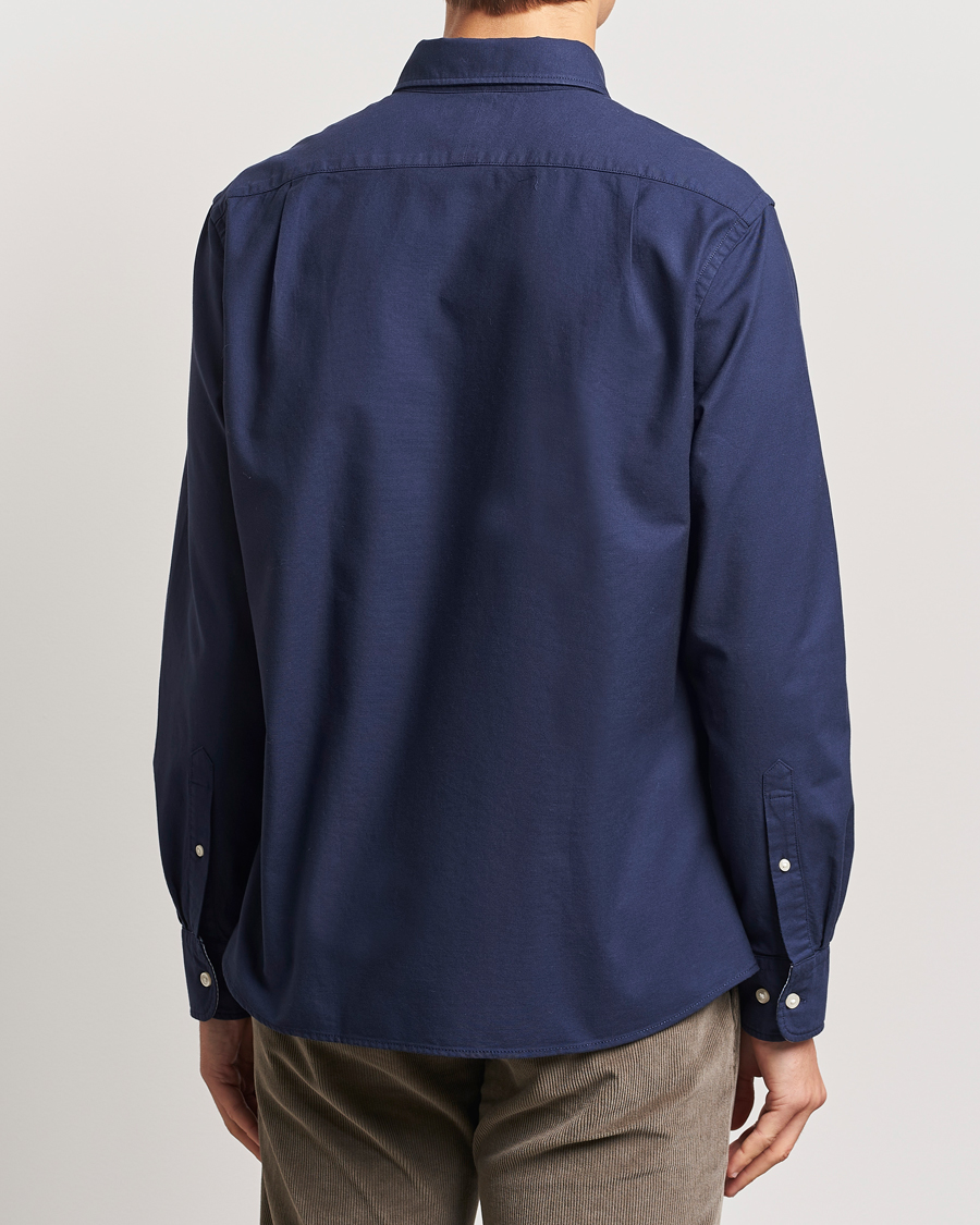 Men | Shirts | Charles Tyrwhitt | Button Down Stretch Oxford Shirt Navy