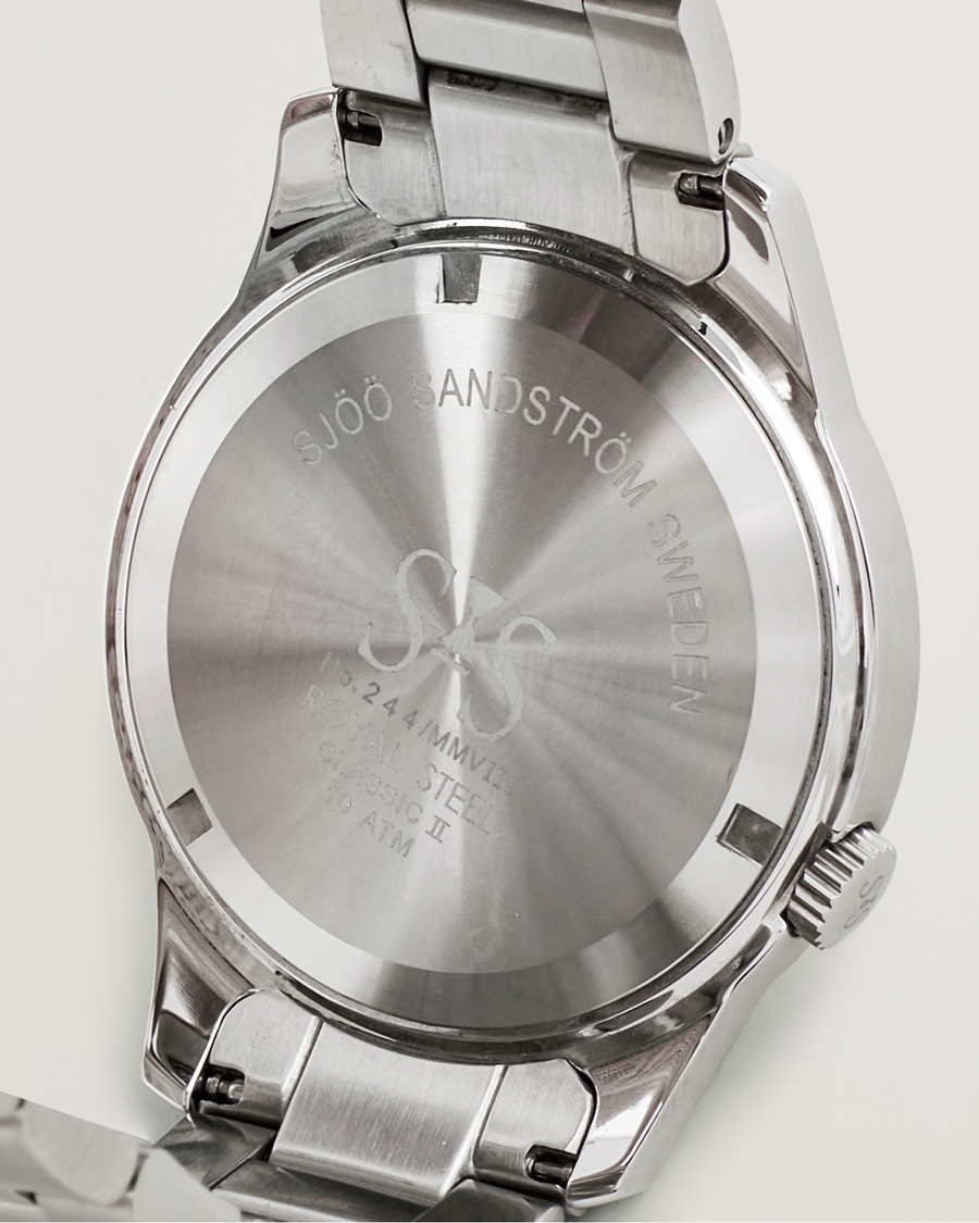 Men | Pre-Owned & Vintage Watches | Sjöö Sandström Pre-Owned | Royal Steel 41mm Silver