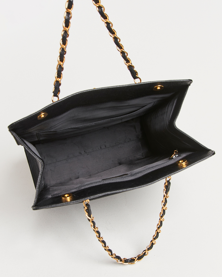 Men | Gifts for Her | Chanel Pre-Owned | Chain Tote Bag Black