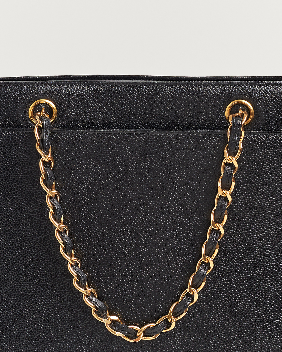 Men | Gifts for Her | Chanel Pre-Owned | Chain Tote Bag Black