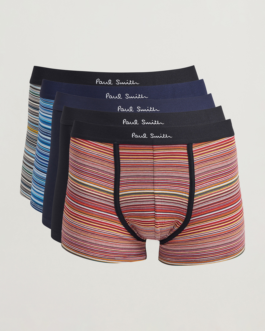 Men | Underwear & Socks | Paul Smith | 5-Pack Trunk Signature Stripes