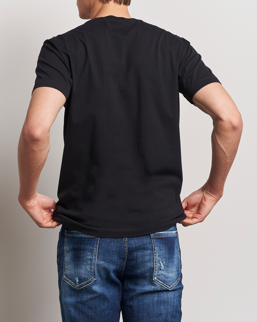 Men | T-Shirts | Dsquared2 | Horror Leaf T-Shirt Black