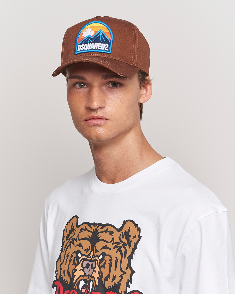 Men | Dsquared2 Canadian Patch Baseball Cap Hazel | Dsquared2 | Canadian Patch Baseball Cap Hazel