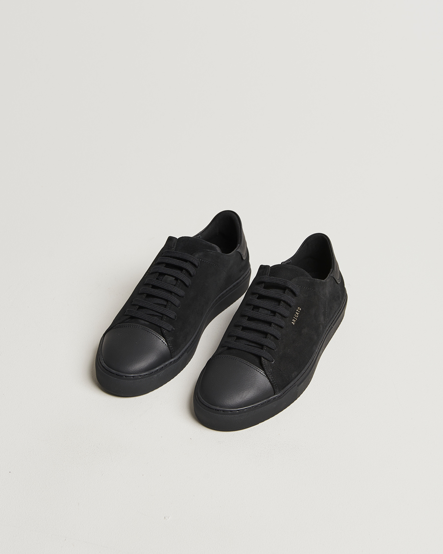 Men | Axel Arigato Clean 90 Suede Cap Sneaker Black | Axel Arigato | Clean 90 Suede Cap Sneaker Black