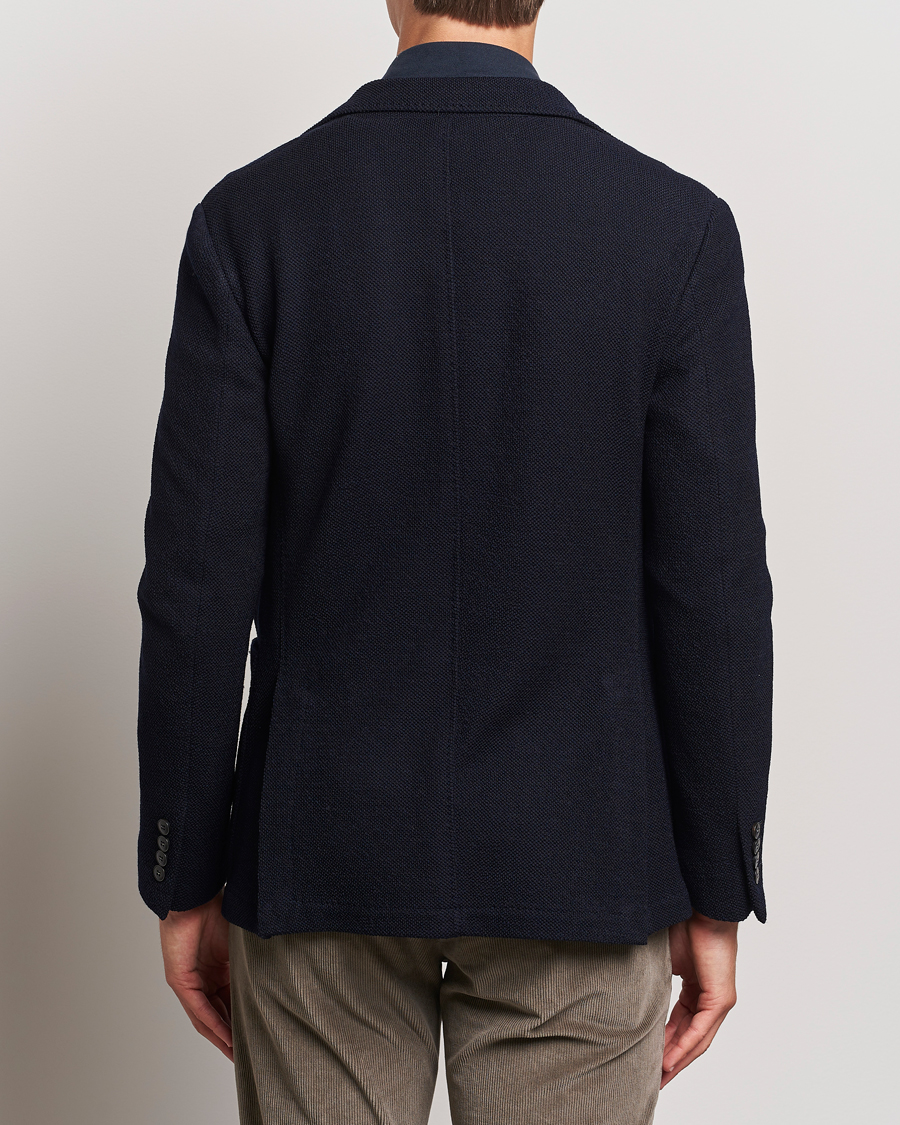 Men | Blazers | Canali | Structured Wool Jersey Blazer Navy