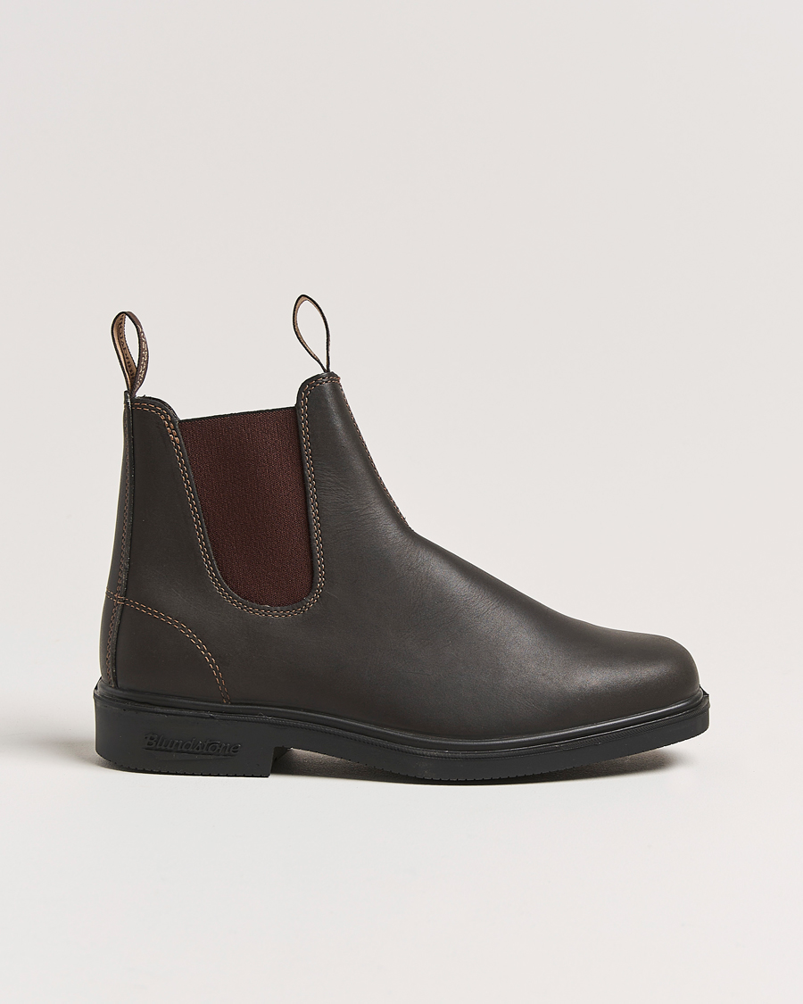 Men | Boots | Blundstone | 062 Dress Leather Chelsea Boot Stout Brown