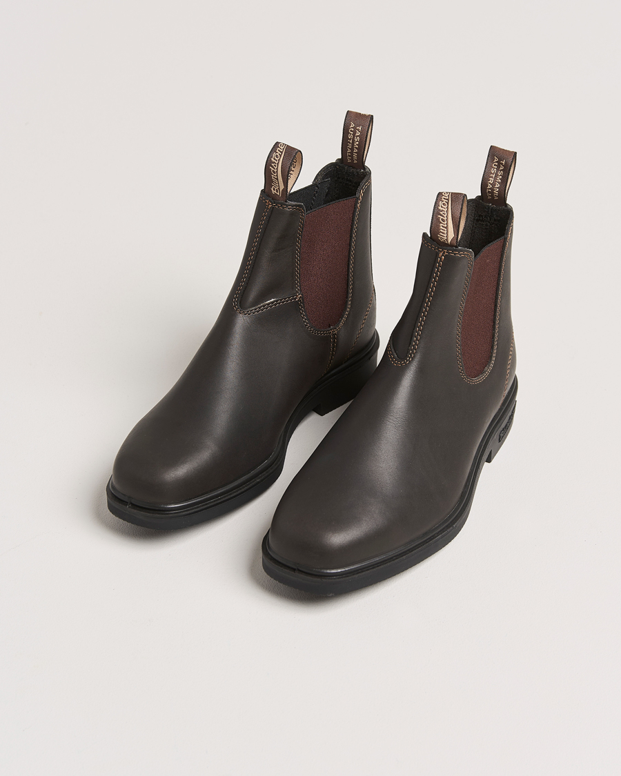 Men | Boots | Blundstone | 062 Dress Leather Chelsea Boot Stout Brown