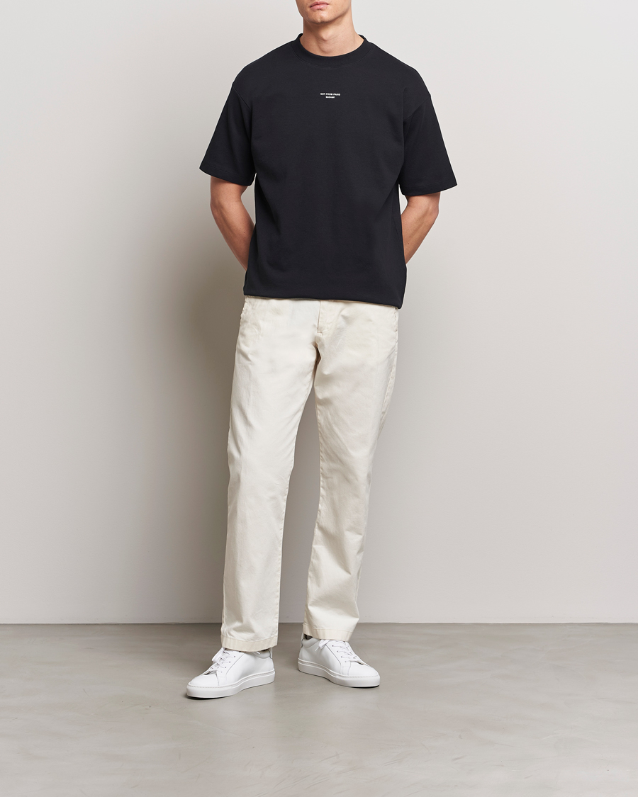 Men | T-Shirts | Drôle de Monsieur | Classic Slogan T-Shirt Black