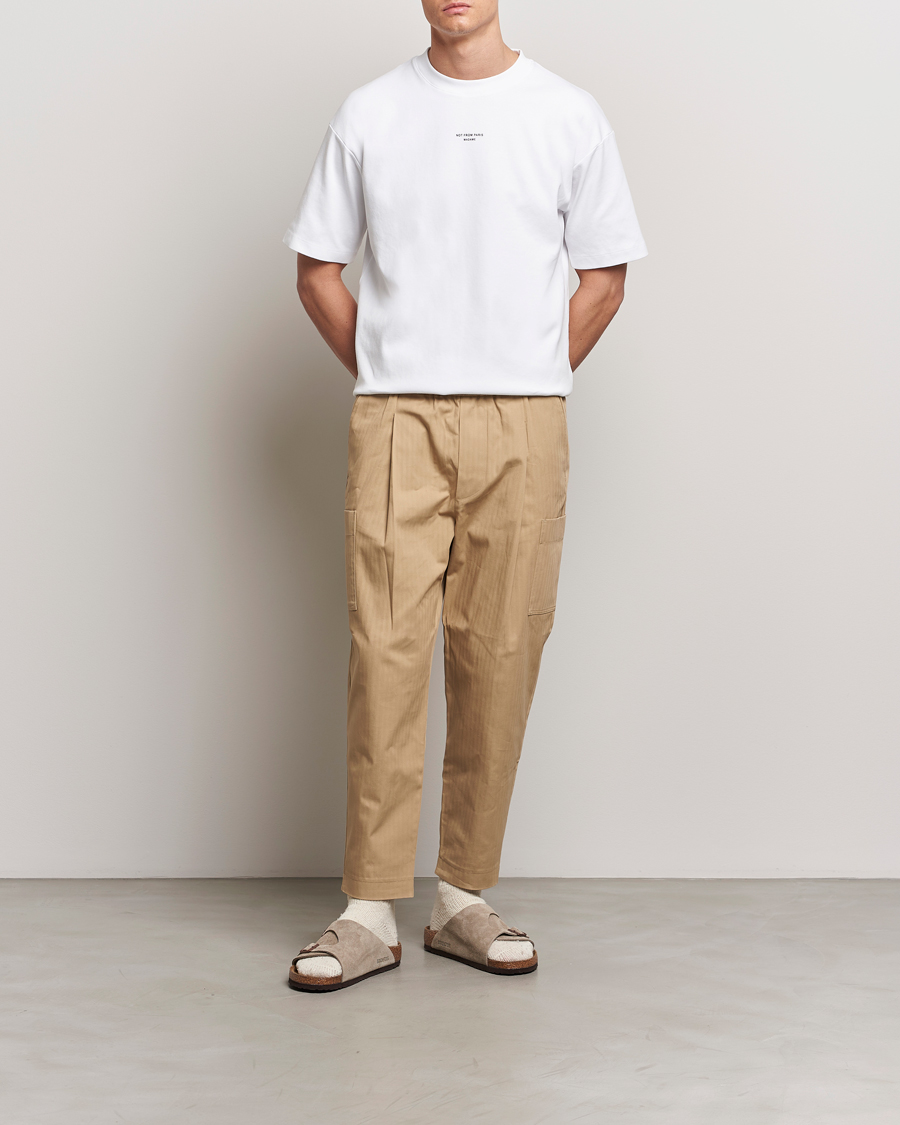 Men | T-Shirts | Drôle de Monsieur | Classic Slogan T-Shirt Optic White