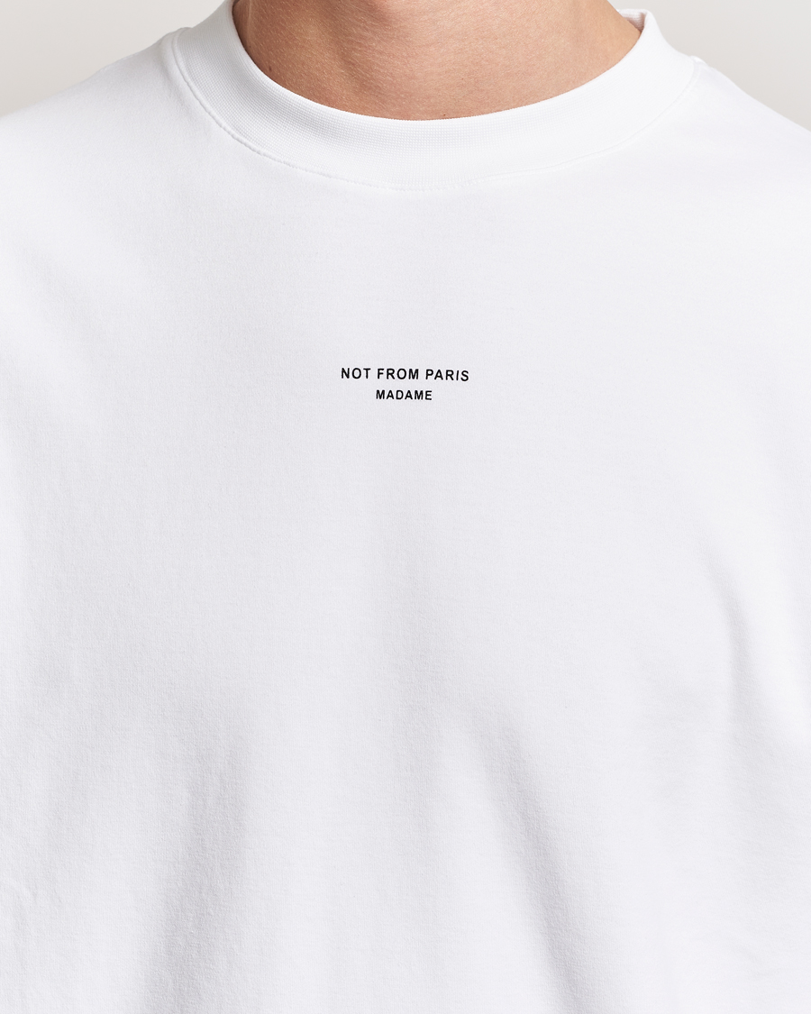 Men | T-Shirts | Drôle de Monsieur | Classic Slogan T-Shirt Optic White