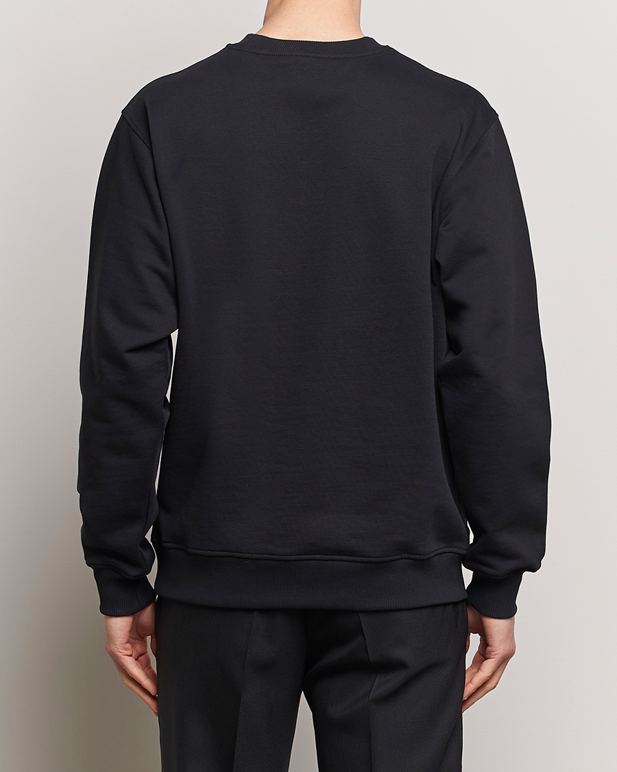 Men | Sweaters & Knitwear | Drôle de Monsieur | Classic Slogan Sweatshirt Black