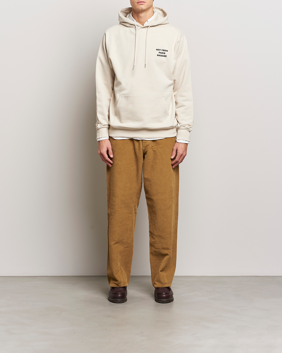 Men | Sweaters & Knitwear | Drôle de Monsieur | Slogan Hoodie Mastic