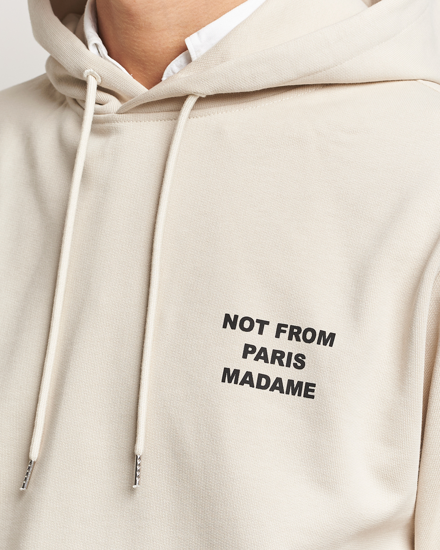 Men | Sweaters & Knitwear | Drôle de Monsieur | Slogan Hoodie Mastic