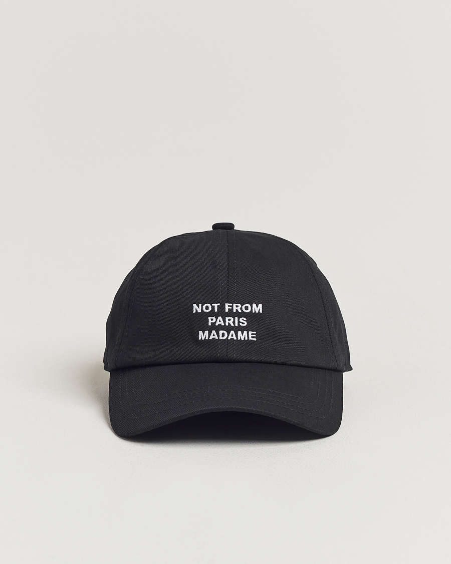 Men | Hats & Caps | Drôle de Monsieur | Slogan Baseball Black