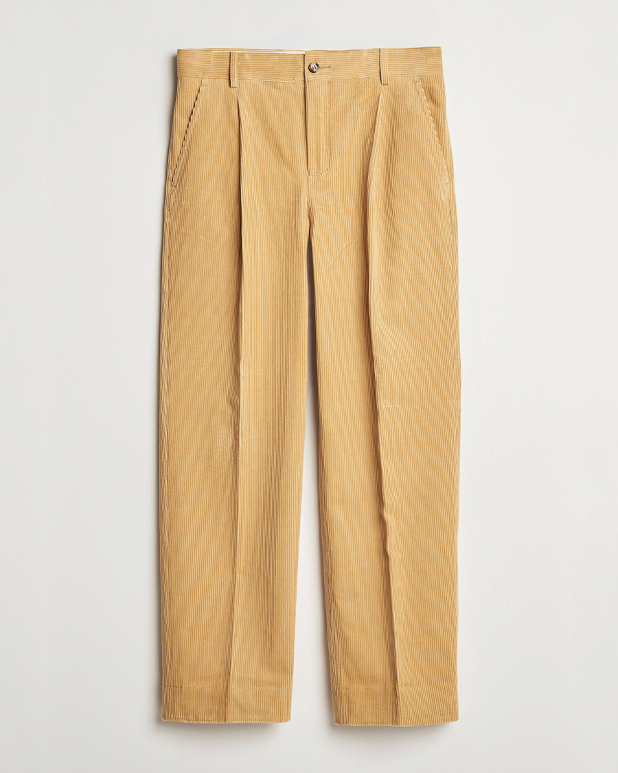 Men | Trousers | GANT 240 Mulberry Street | Corduroy Pants Mustard Grain