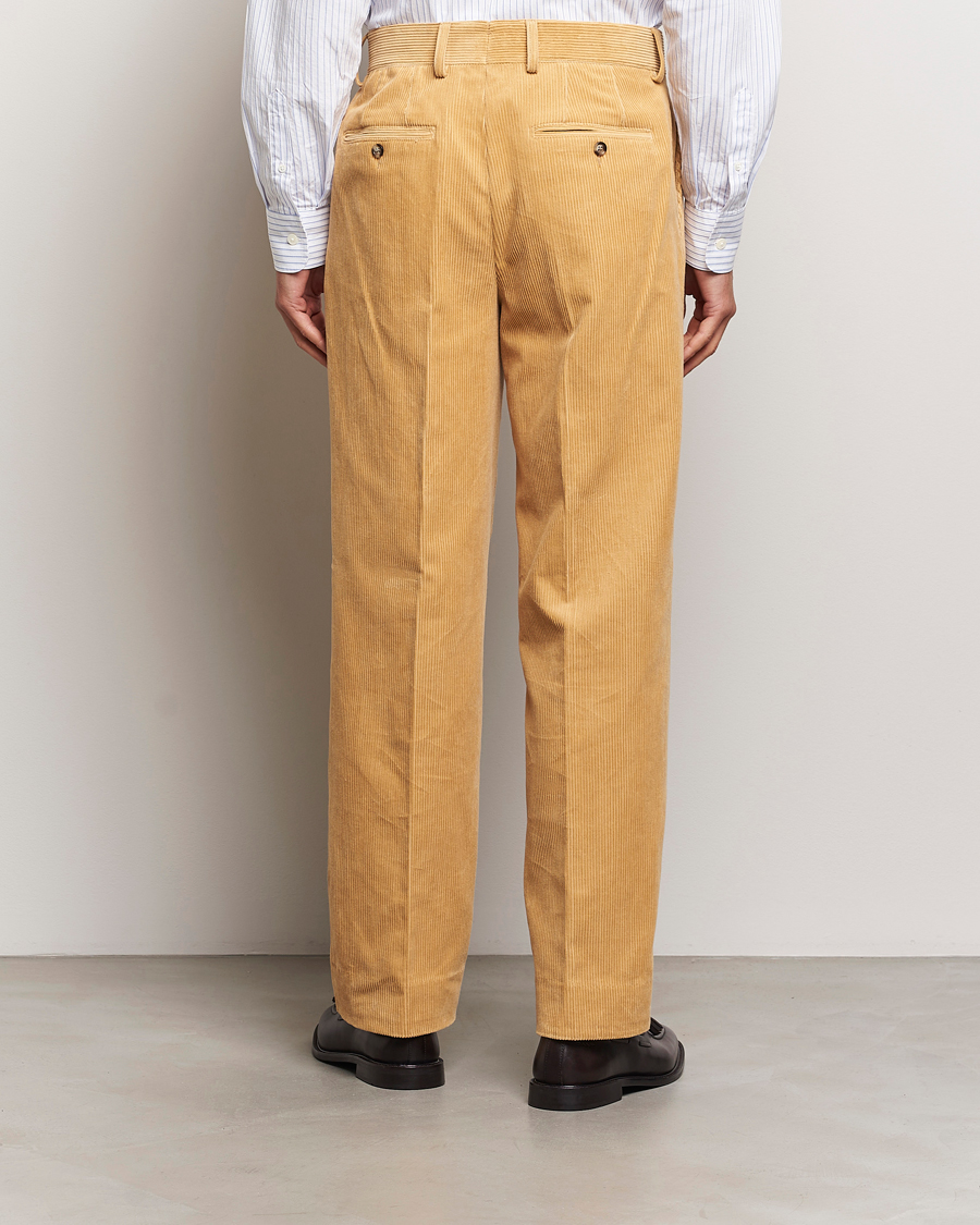 Men | Trousers | GANT 240 Mulberry Street | Corduroy Pants Mustard Grain