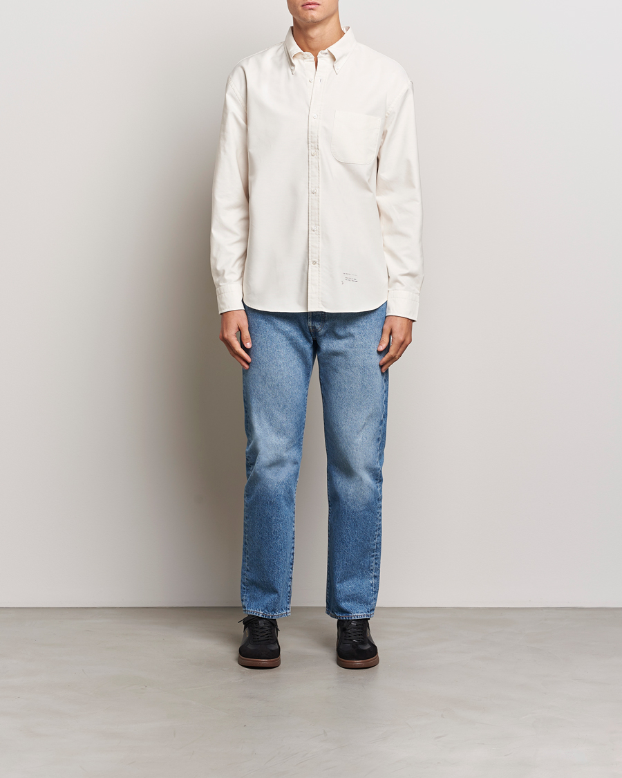 Men | Shirts | GANT 240 Mulberry Street | Regular Fit US Oxford Shirt Cream