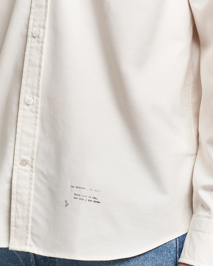 Men | Shirts | GANT 240 Mulberry Street | Regular Fit US Oxford Shirt Cream