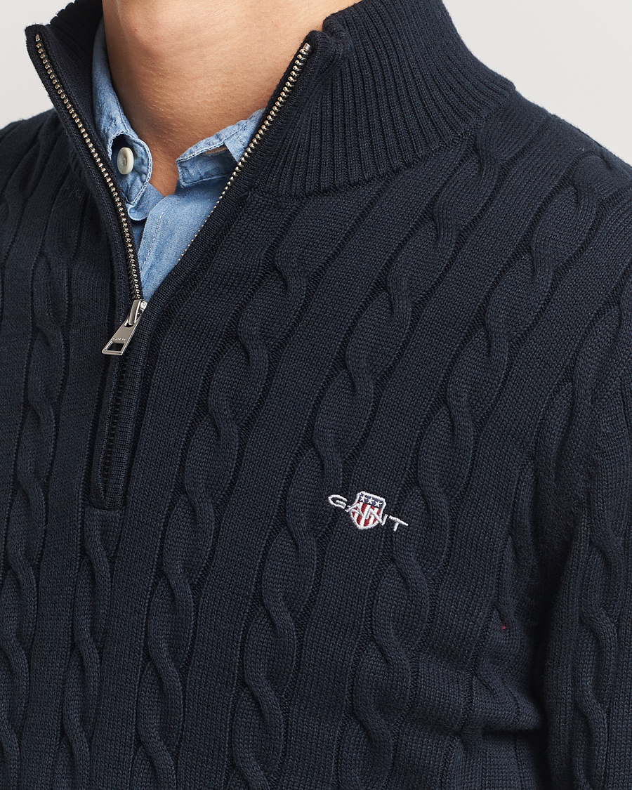 GANT SUPERFINE - Trui - marine/donkerblauw GANT SUPERFINE - Trui - marine/donkerblauw