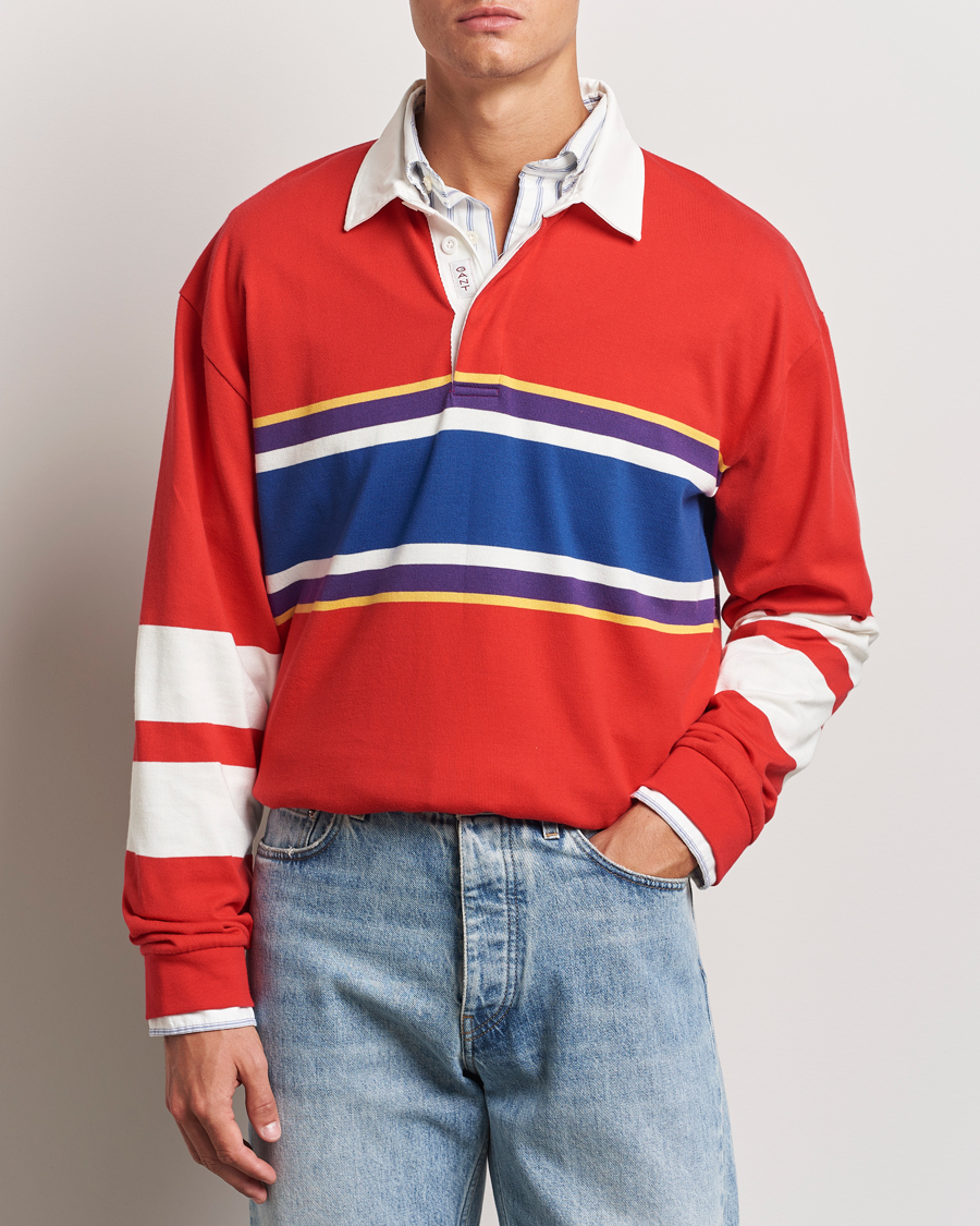 Men | Sweaters & Knitwear | GANT | Vintage Heavy Rugger Bright Red