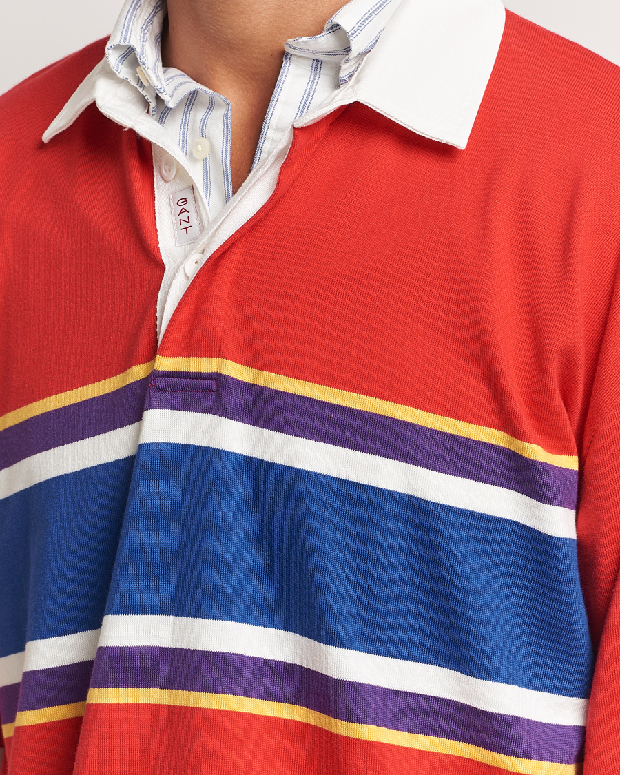 Men | Sweaters & Knitwear | GANT | Vintage Heavy Rugger Bright Red