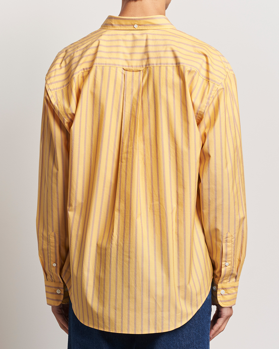 Men | Shirts | GANT | Rel Herigate Poplin Stripe Shirt Faded Sunset