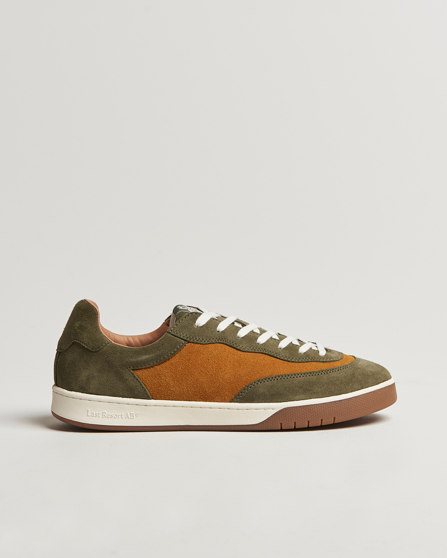 Men | Last Resort CM001 Suede Sneaker Olive/Golden Brown | Last Resort | CM001 Suede Sneaker Olive/Golden Brown