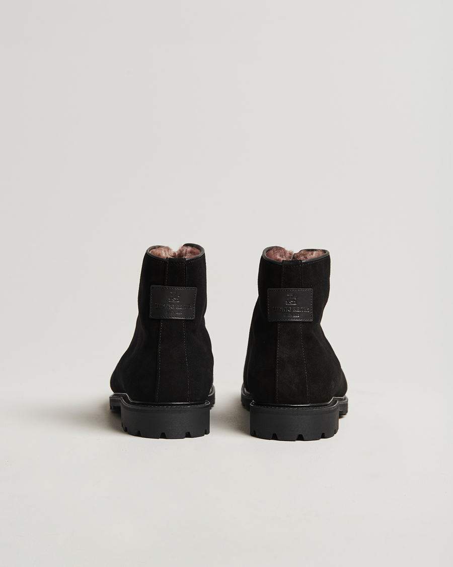 Men | Ludwig Reiter Après Ski Black Suede | Ludwig Reiter | Après Ski Black Suede