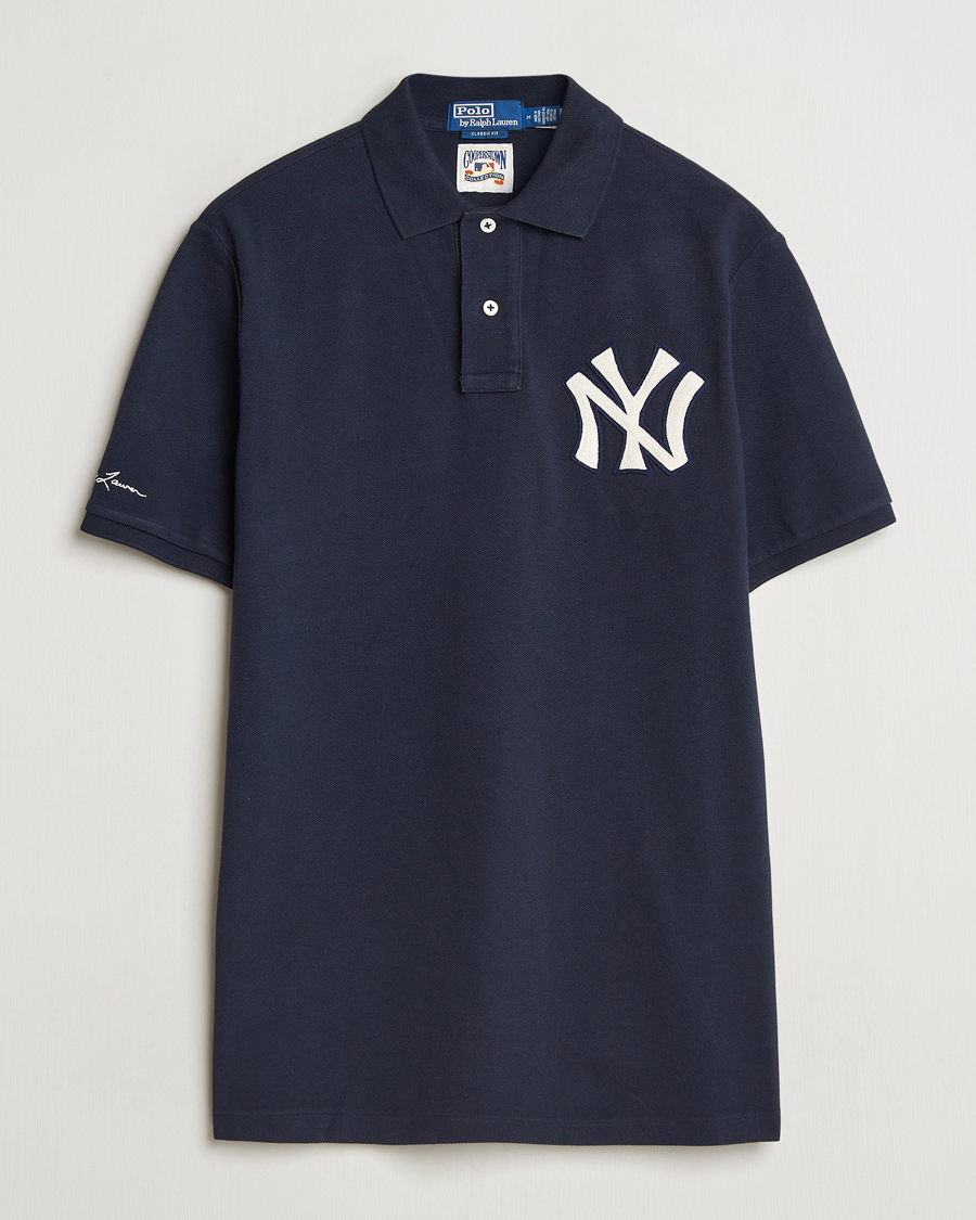 Men | Polo Shirts | Polo Ralph Lauren | MLB Yankees Polo Aviator Navy
