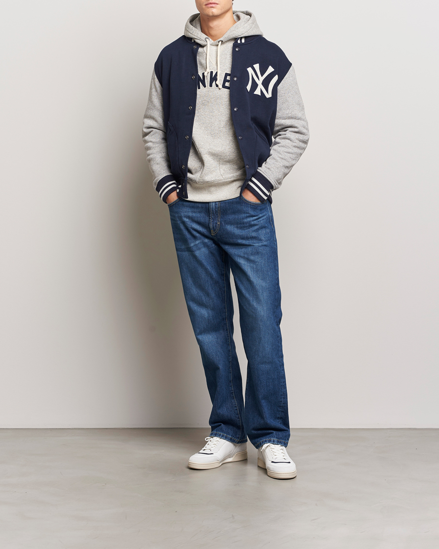 Men | Sweaters & Knitwear | Polo Ralph Lauren | MLB Yankees Sweatshirt Aviator Navy/Loft Heather