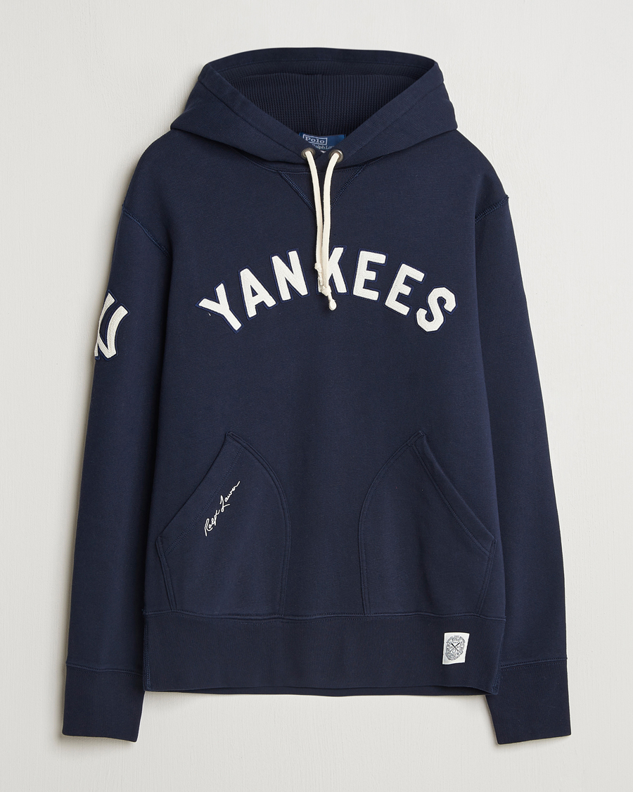 Men | Sweaters & Knitwear | Polo Ralph Lauren | MLB Yankees Hoodie Aviator Navy