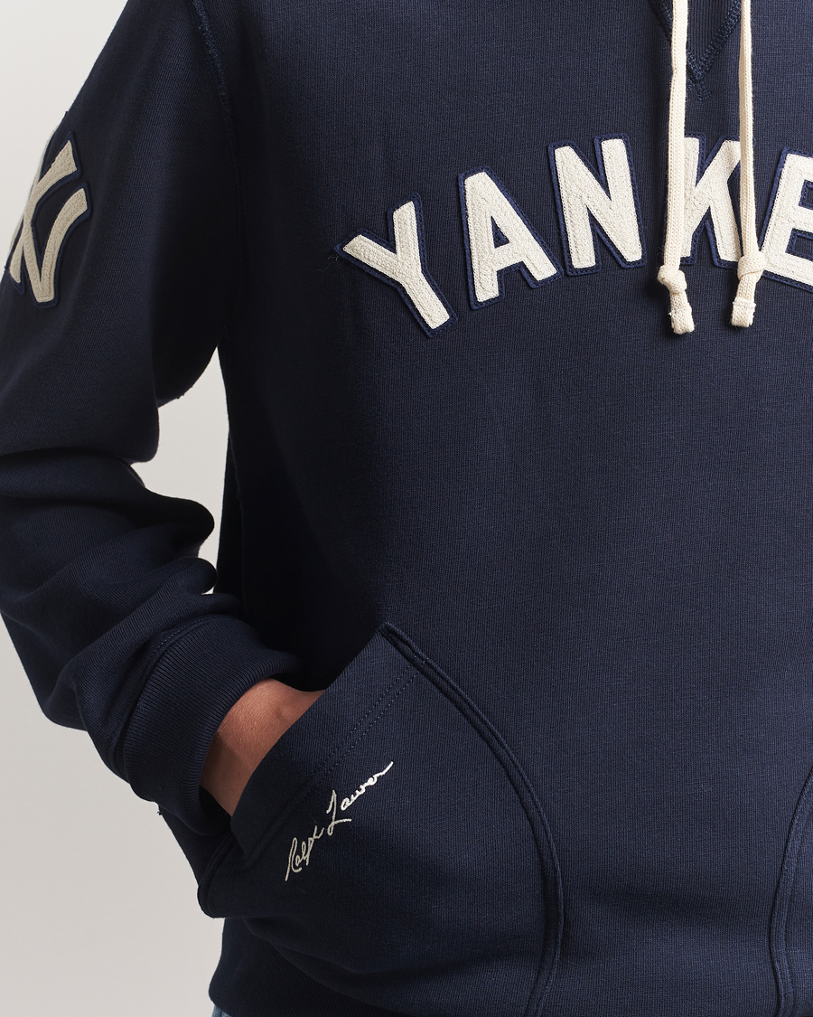 Men | Sweaters & Knitwear | Polo Ralph Lauren | MLB Yankees Hoodie Aviator Navy