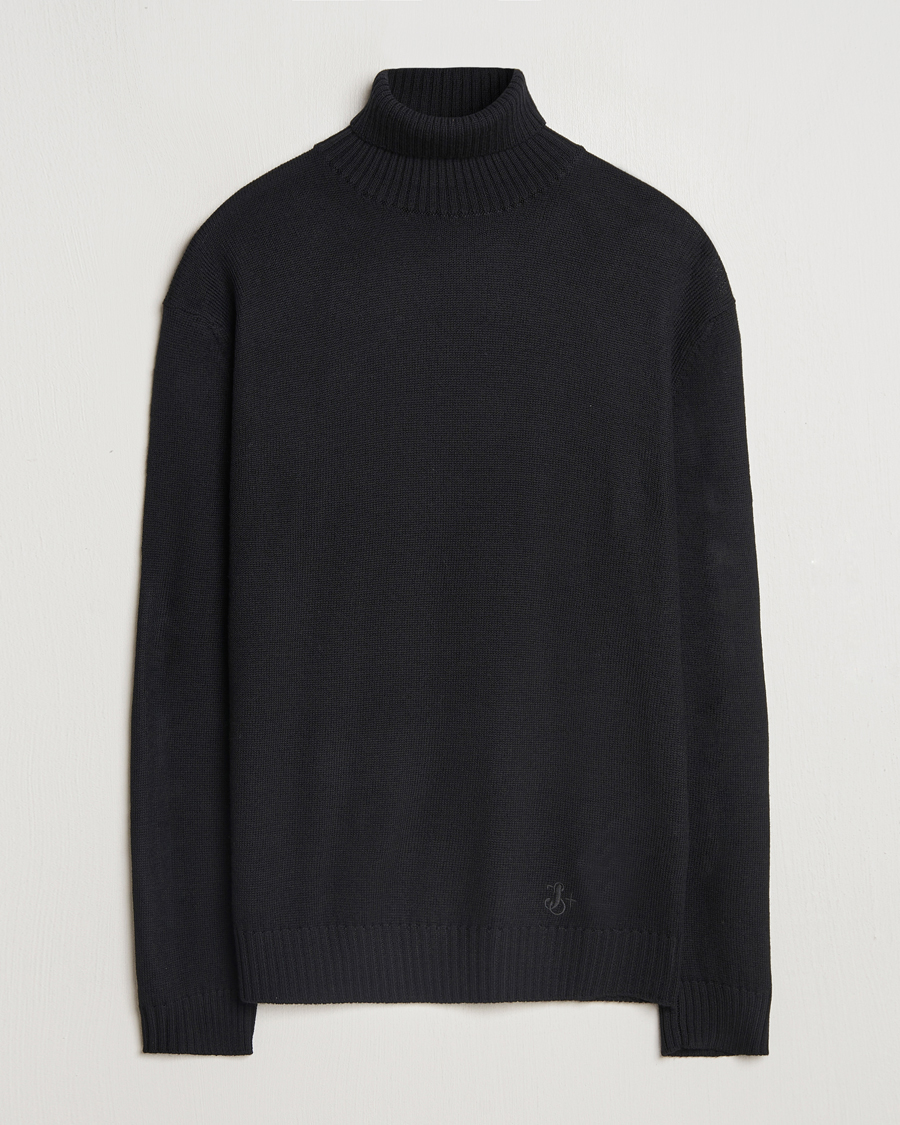 Men | Sweaters & Knitwear | Jil Sander | Virgil Wool Roll Neck Sweater Black