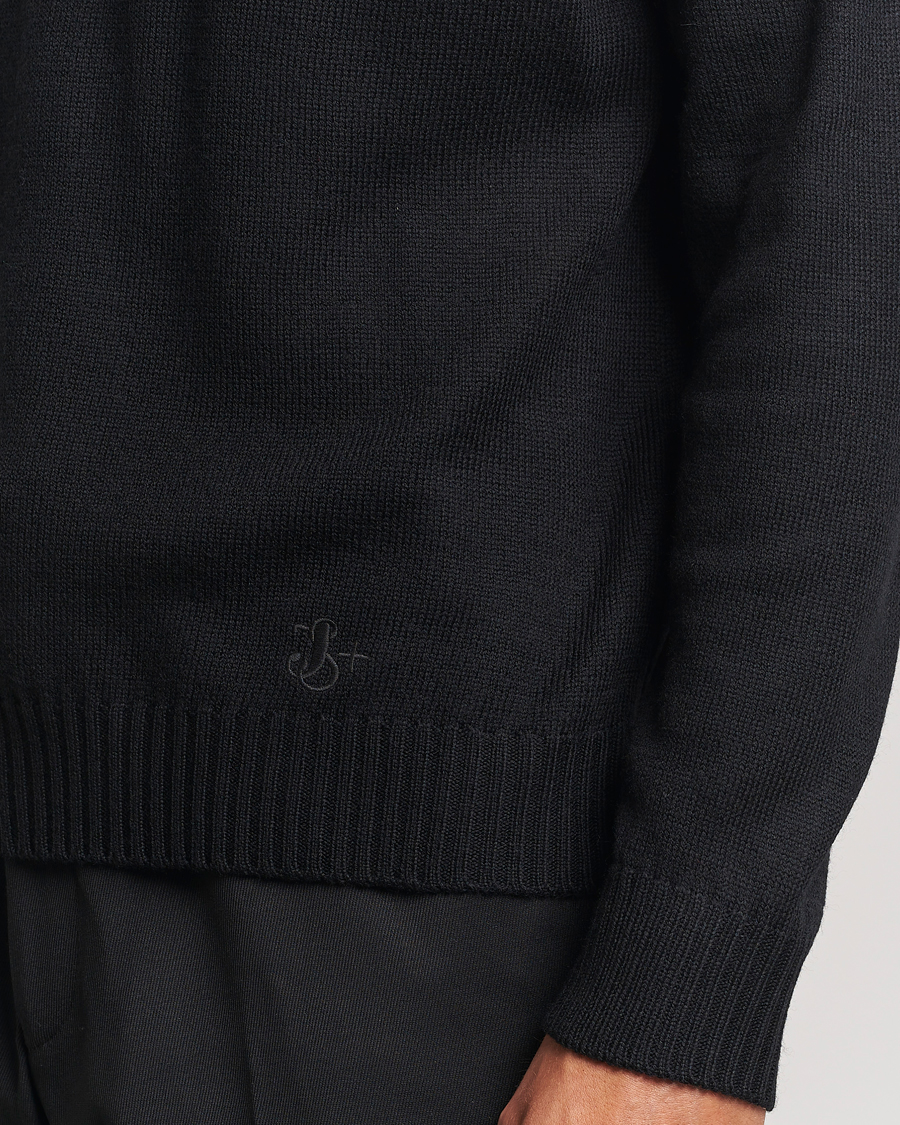 Men | Sweaters & Knitwear | Jil Sander | Virgil Wool Roll Neck Sweater Black