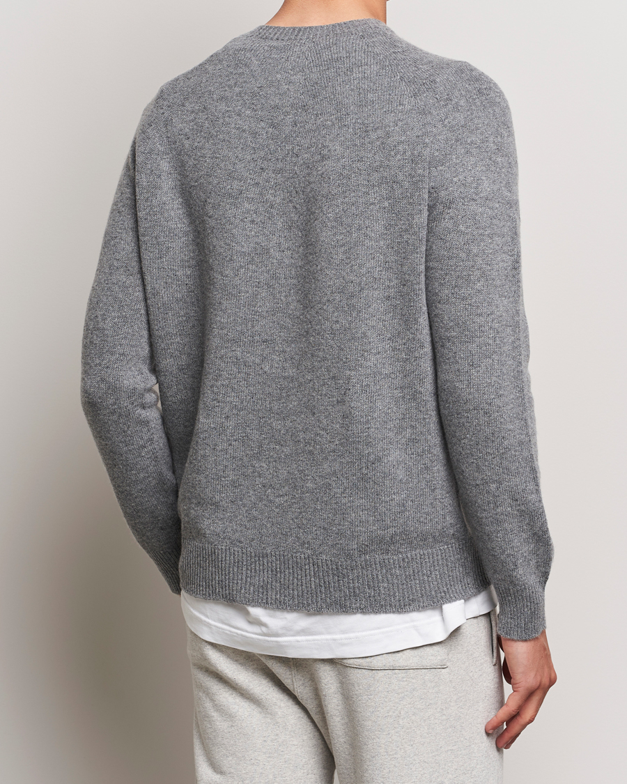 Men | Sweaters & Knitwear | Jil Sander | Seamless Crew Neck Sweater Grey Melange