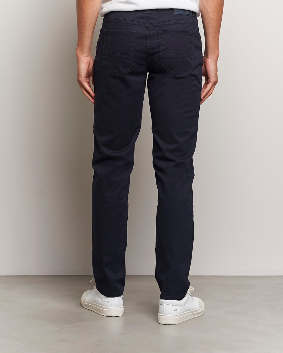Men | Trousers | Brax | Cadiz Cotton Satin 5-Pocket Pants Perma Blue