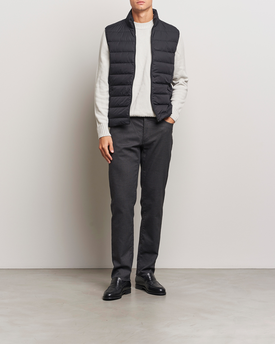 Men | Trousers | Brax | Cadz Woo.Look 5-Pocket Pants Cement