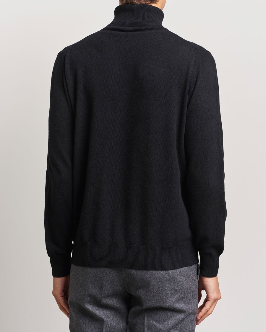 Men | Sweaters & Knitwear | Morgano | Wool/Cashmere Rollneck Black