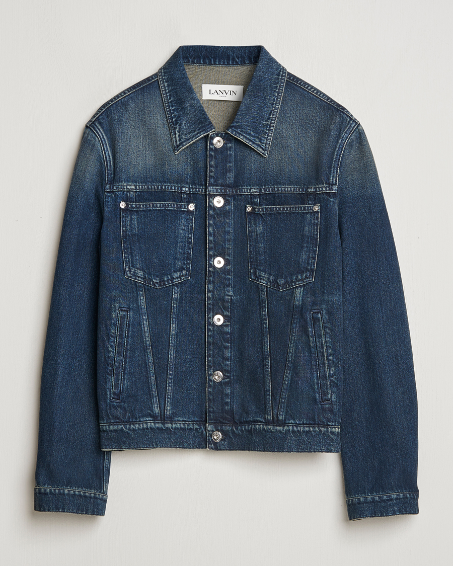 Men | Coats & Jackets | Lanvin | Classic Denim Jacket Medium Blue