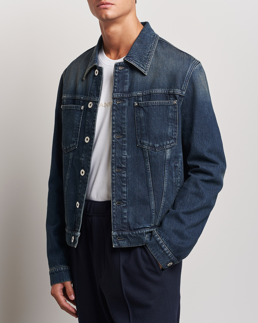 Men | Coats & Jackets | Lanvin | Classic Denim Jacket Medium Blue