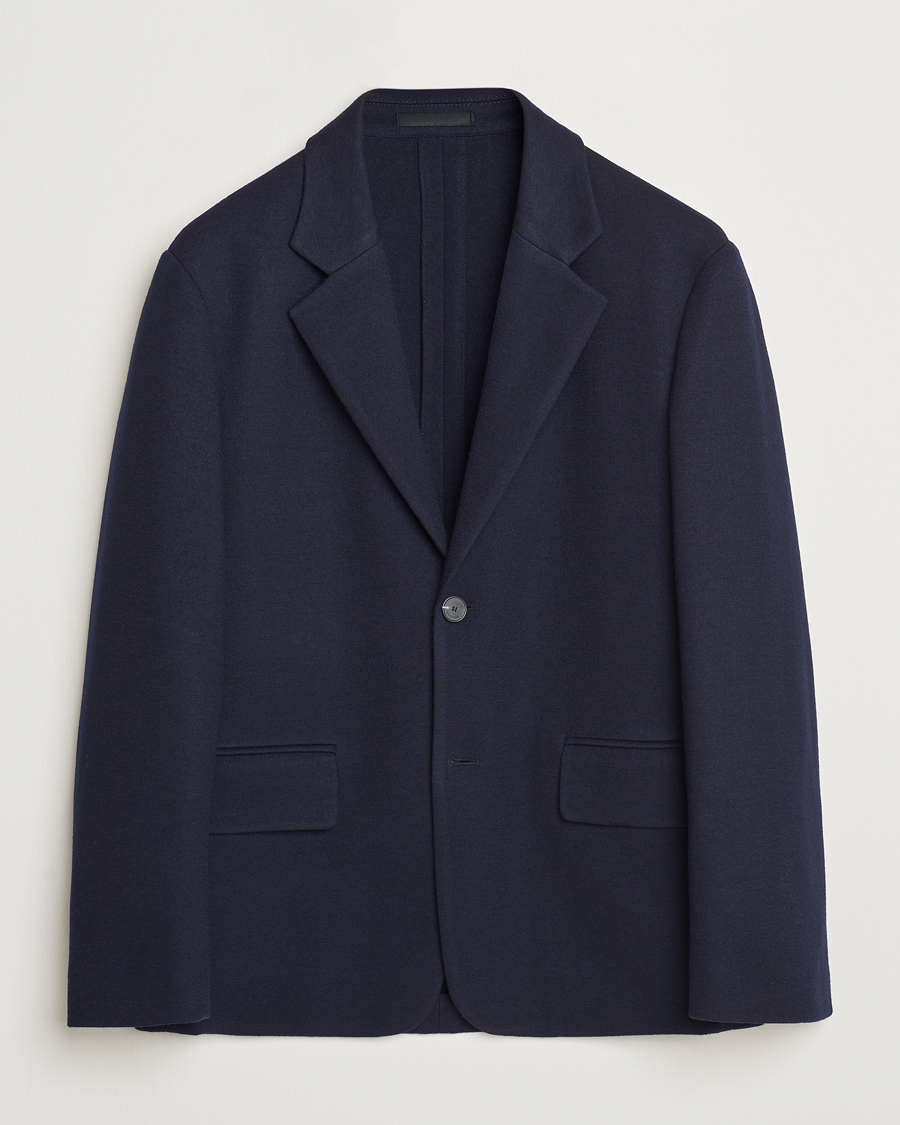 Men | Blazers | Lanvin | Unconstructed Wool Blazer Navy