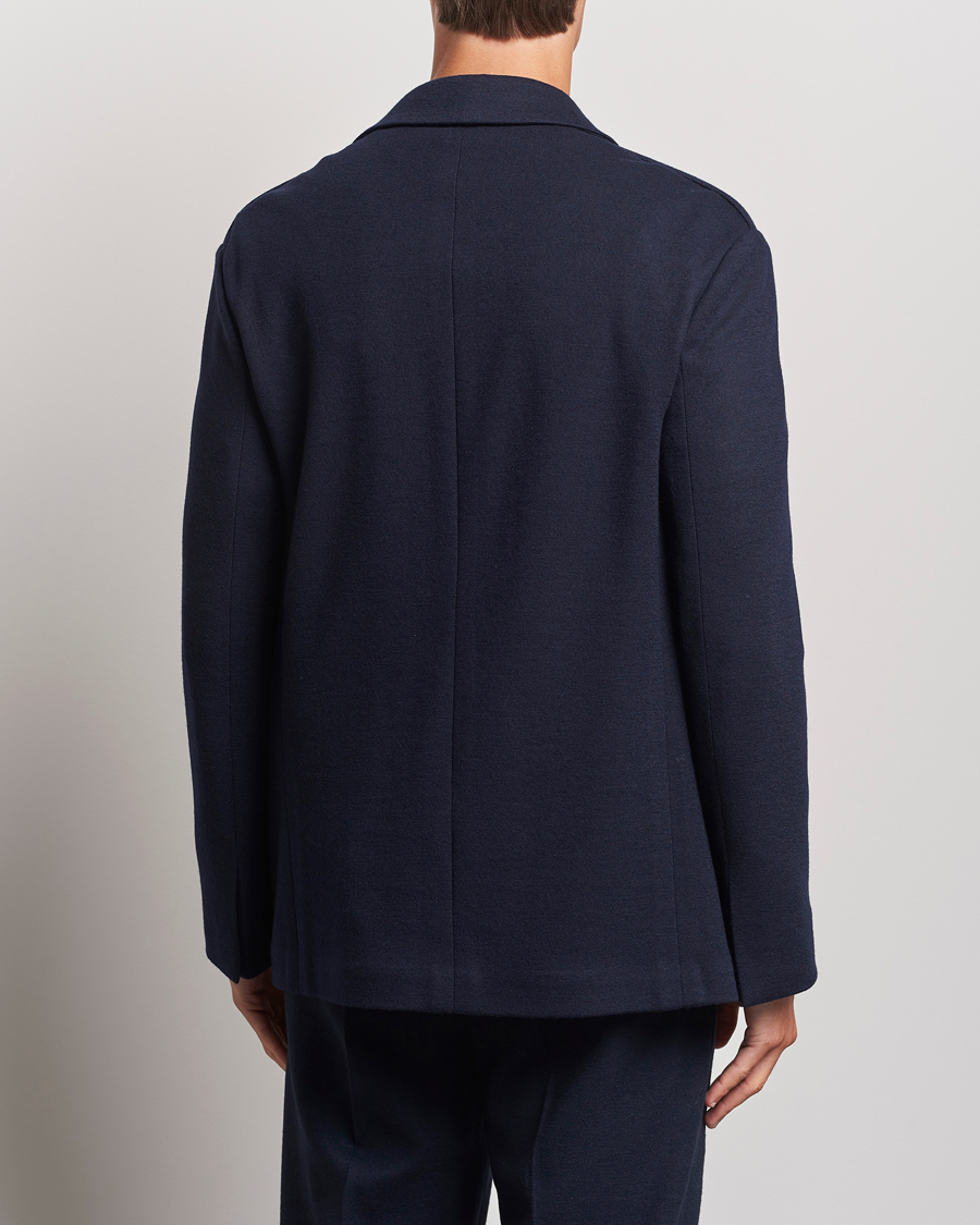 Men | Blazers | Lanvin | Unconstructed Wool Blazer Navy
