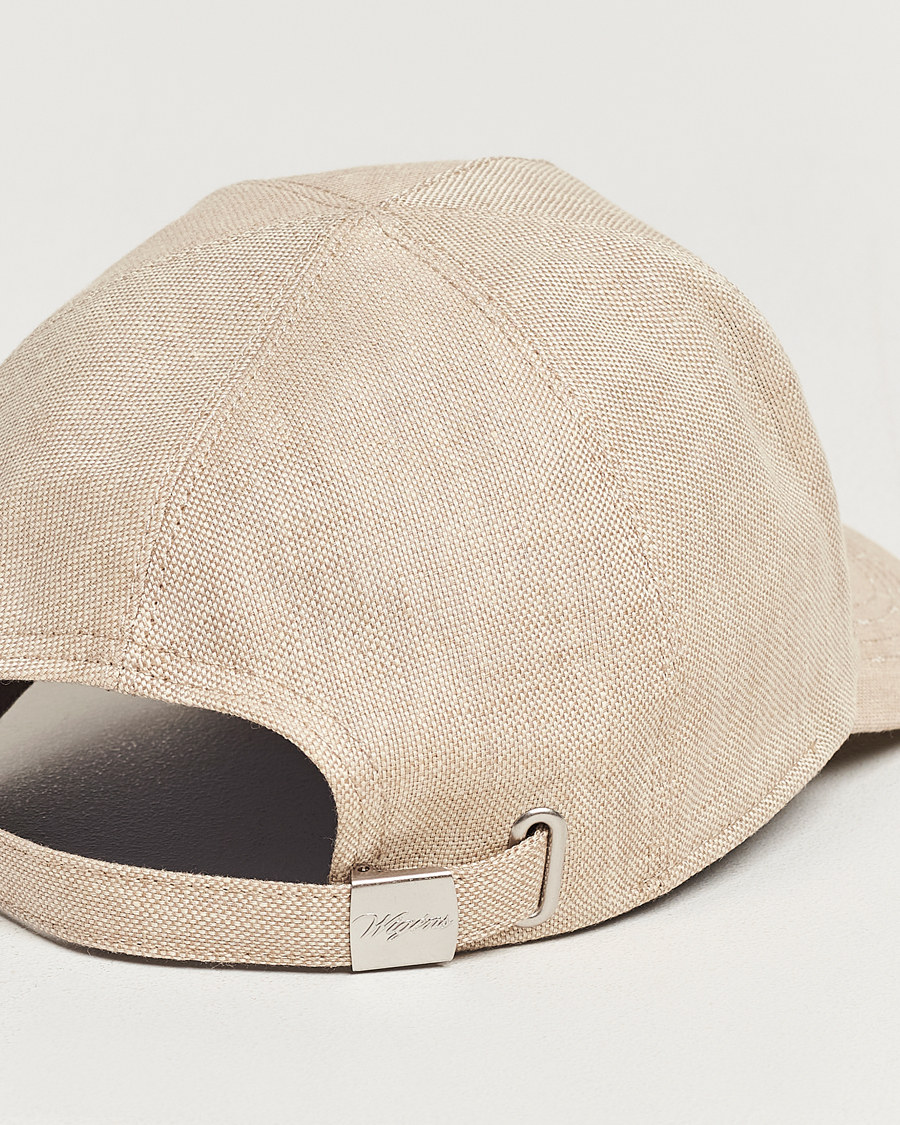 Men | Wigéns Baseball Linen Cap Sand | Wigéns | Baseball Linen Cap Sand
