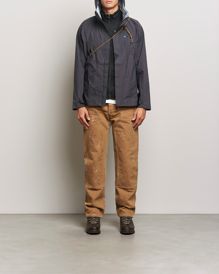Men | Coats & Jackets | Klättermusen | Asynja Lightweight Waterproof Jacket Raven