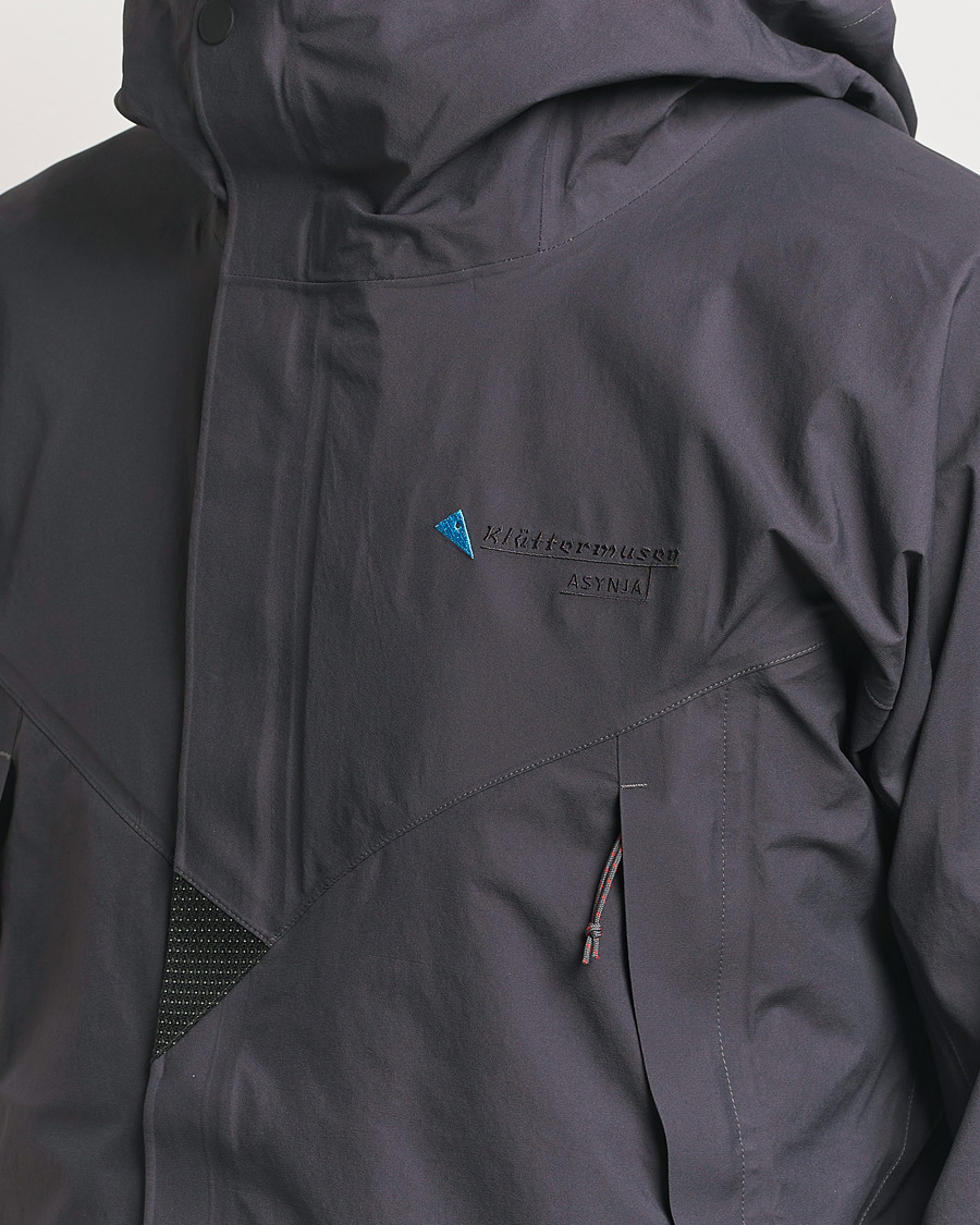 Men | Coats & Jackets | Klättermusen | Asynja Lightweight Waterproof Jacket Raven