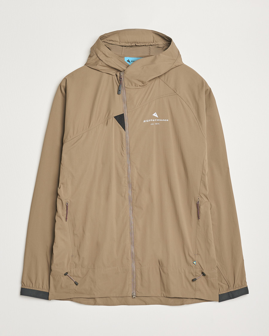 Men | Coats & Jackets | Klättermusen | 74 Levitend Active Hooded Jacket Dark Khaki