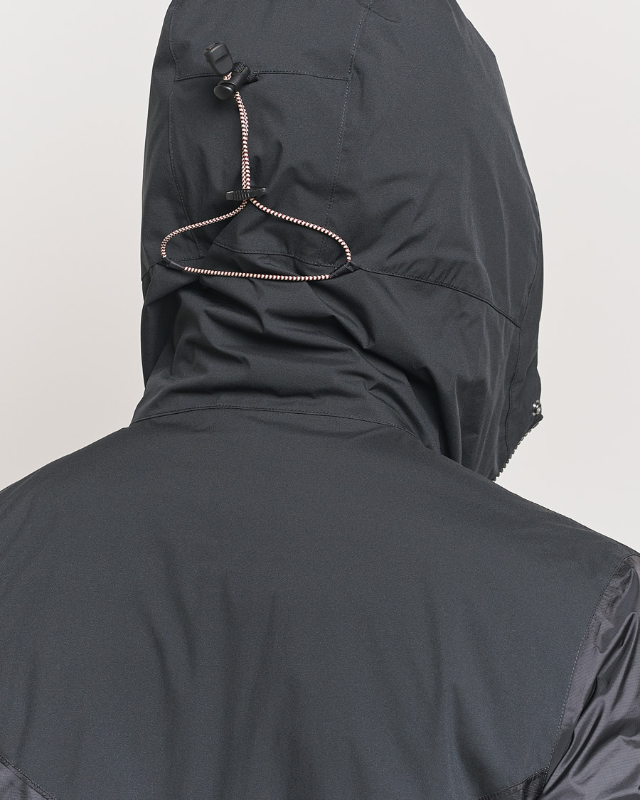 Men | Coats & Jackets | Klättermusen | Aud Waterproof Down Jacket Pitch Black