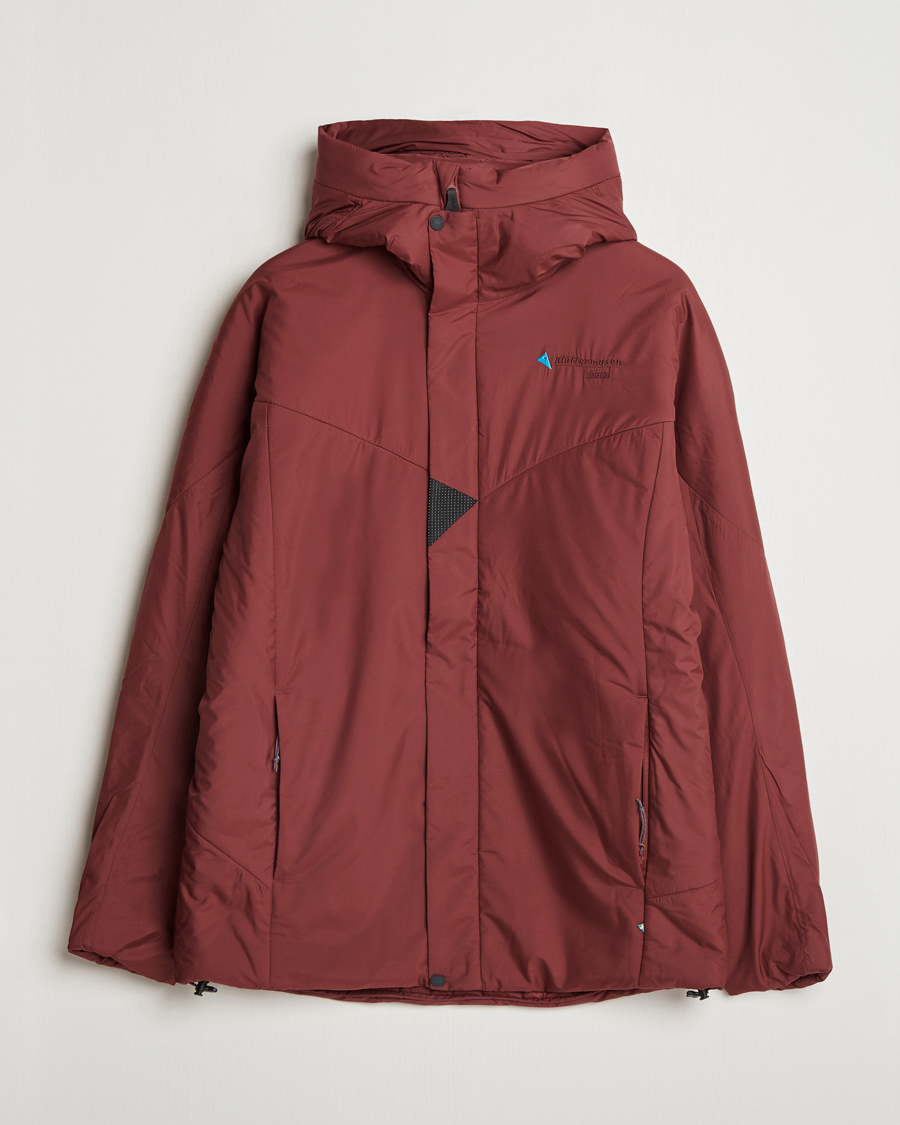 Men | Coats & Jackets | Klättermusen | Lödyn Insulated Jacket Madder Red