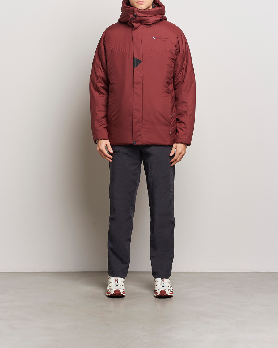 Men | Coats & Jackets | Klättermusen | Lödyn Insulated Jacket Madder Red